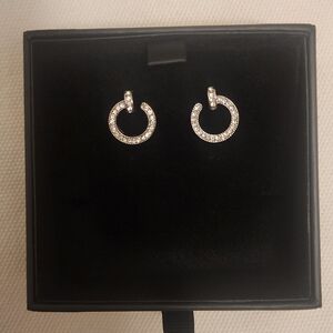 Vince Camuto Sparkling Silver Earrings